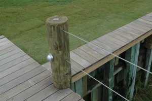 cable hand rails and beautiful ipe deck